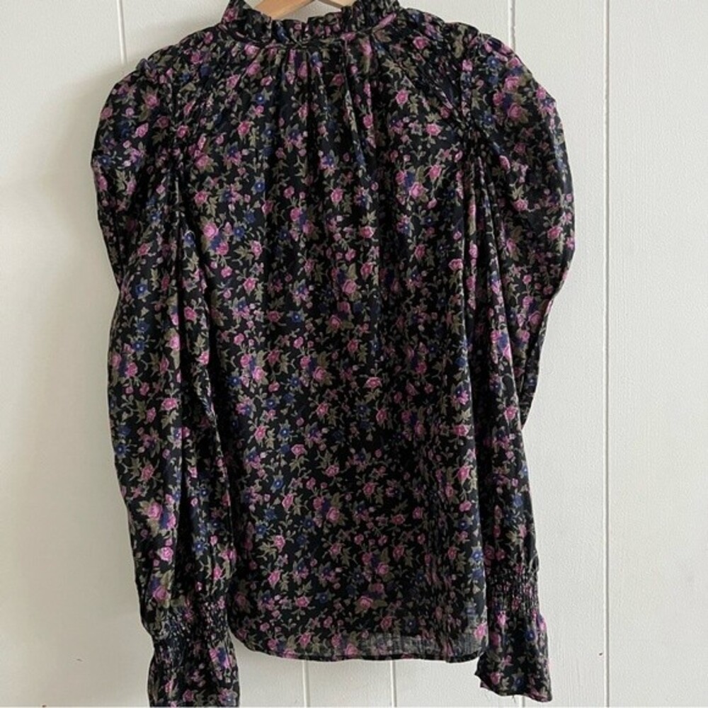 FREE PEOPLE Black Floral Blouse - Picture 10 of 13